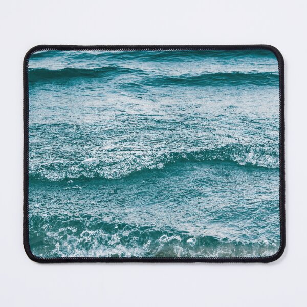 Item preview, Green Lake Waves Abstract designed and sold by Amy Mitchell.