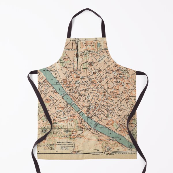 Item preview, Florence Map 1896 designed and sold by abbazabba.