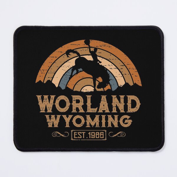 Item preview, Worland, Wyoming Retro Wild West Cowboy designed and sold by NoBonesLife.