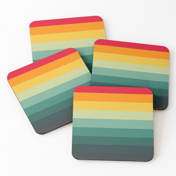 Item preview, Rainbow Retro Stripes designed and sold by KarolinaPaz.