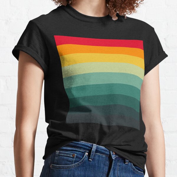 Rainbow Stripes T-Shirts for Sale