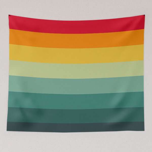 Item preview, Rainbow Retro Stripes designed and sold by KarolinaPaz.