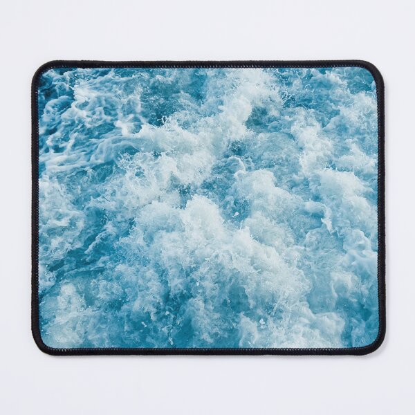 Item preview, Whitewater River Rapids Blue Abstract designed and sold by Amy Mitchell.