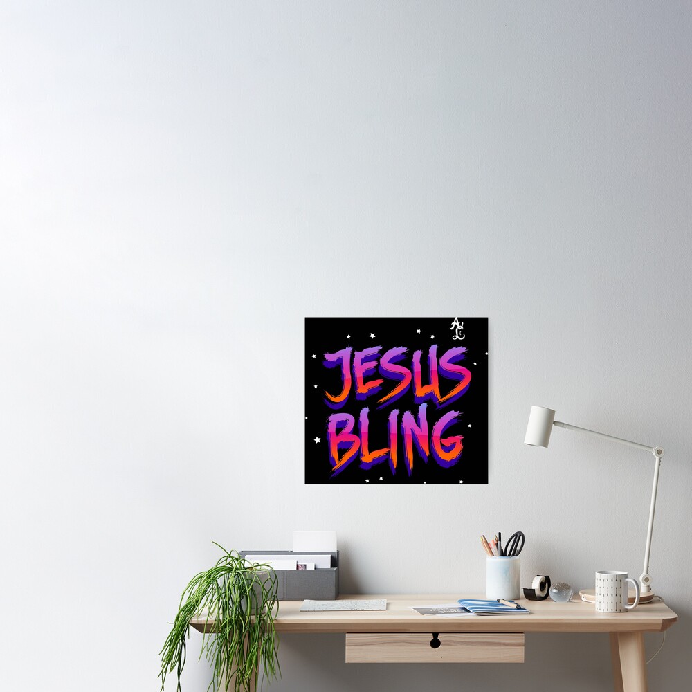 Jesus Bling Poster for Sale by AbstractCL