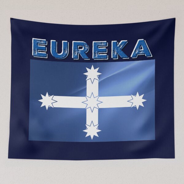 Item preview, EUREKA - The Eureka Stockade Flag designed and sold by TheKingdomAttic.