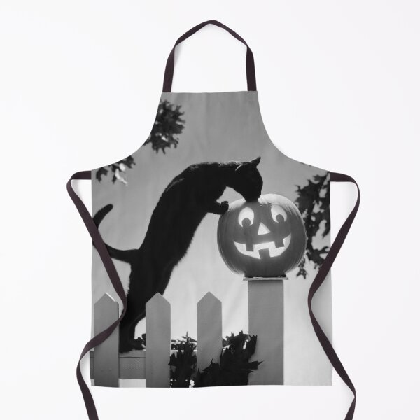 Item preview, Black Cat and Halloween Jack O Lantern Pumpkin designed and sold by ScienceSource.