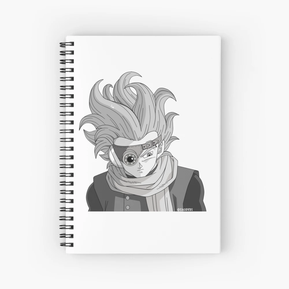 Goku super saiyan Blue by bessalius Spiral Notebook by Bessalius