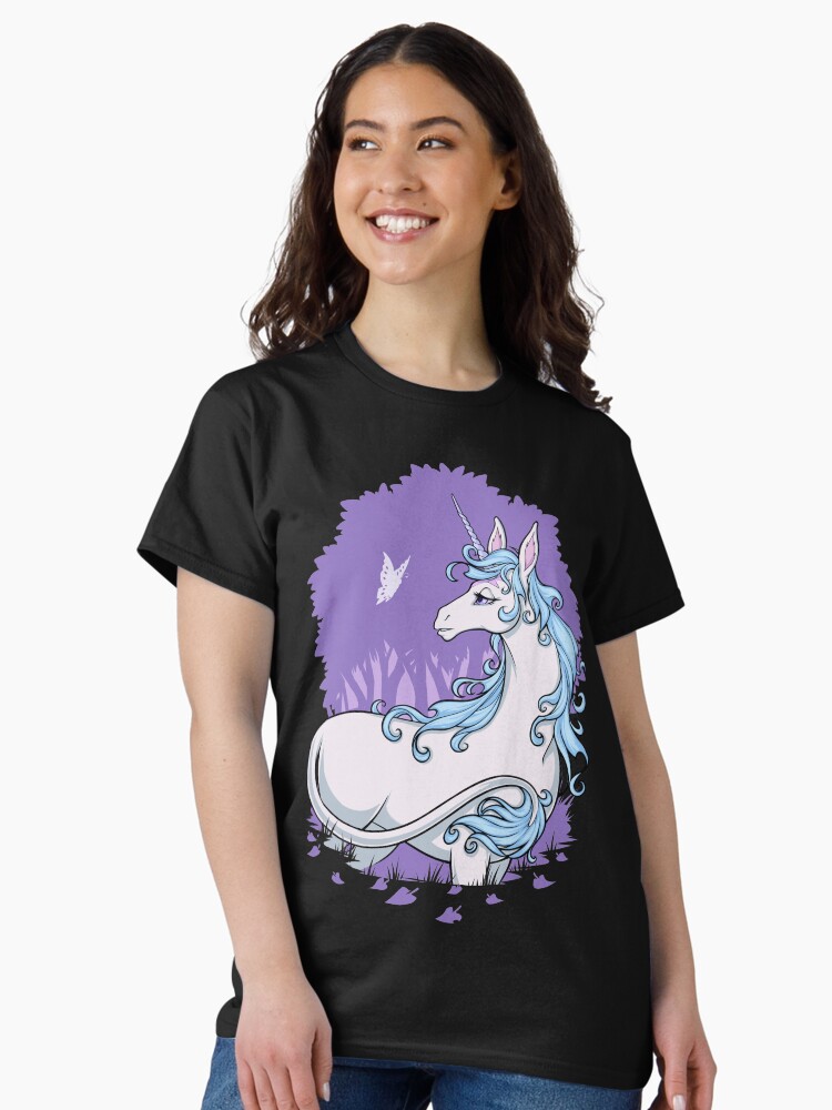 Thumbnail 2 of 7, Classic T-Shirt, The Last Unicorn's Forest designed and sold by cybercat.