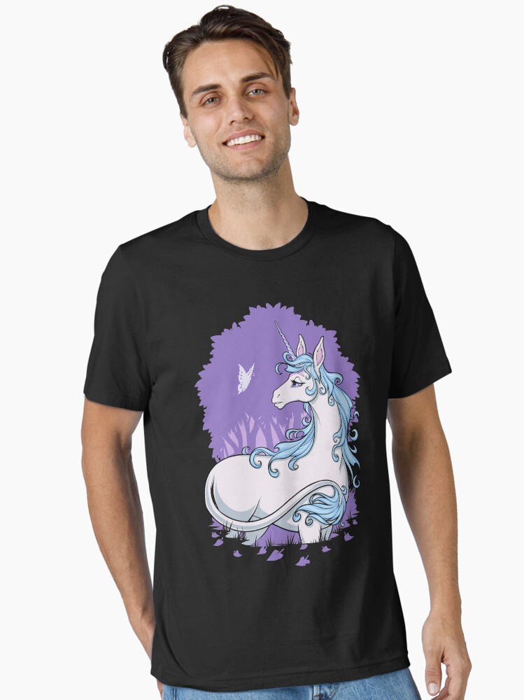Thumbnail 2 of 7, Essential T-Shirt, The Last Unicorn's Forest designed and sold by cybercat.