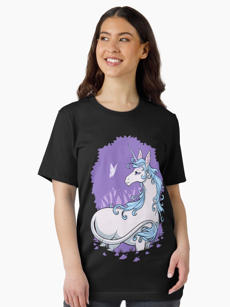 Thumbnail 1 of 7, Essential T-Shirt, The Last Unicorn's Forest designed and sold by cybercat.
