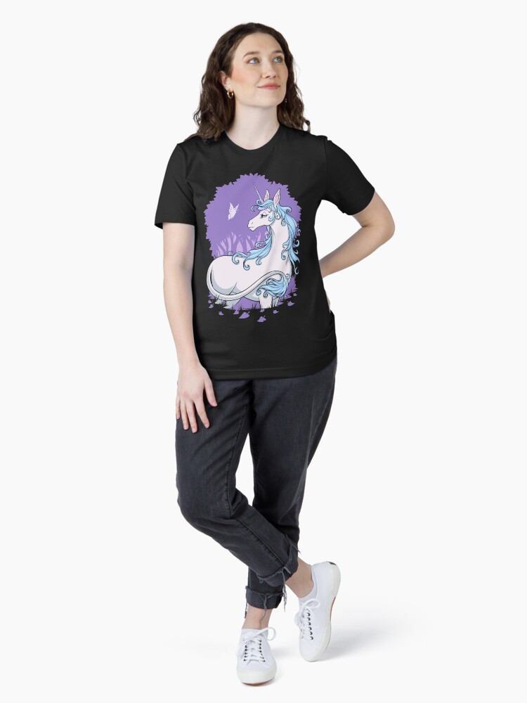 Thumbnail 4 of 7, Essential T-Shirt, The Last Unicorn's Forest designed and sold by cybercat.