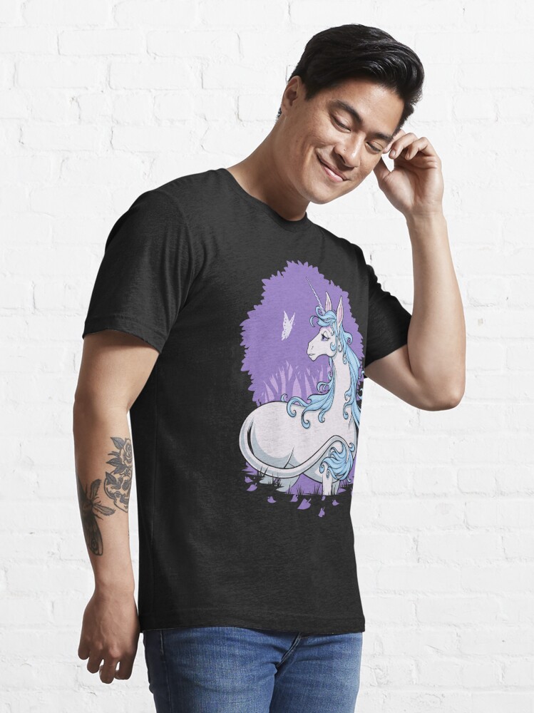 Thumbnail 3 of 7, Essential T-Shirt, The Last Unicorn's Forest  designed and sold by cybercat.