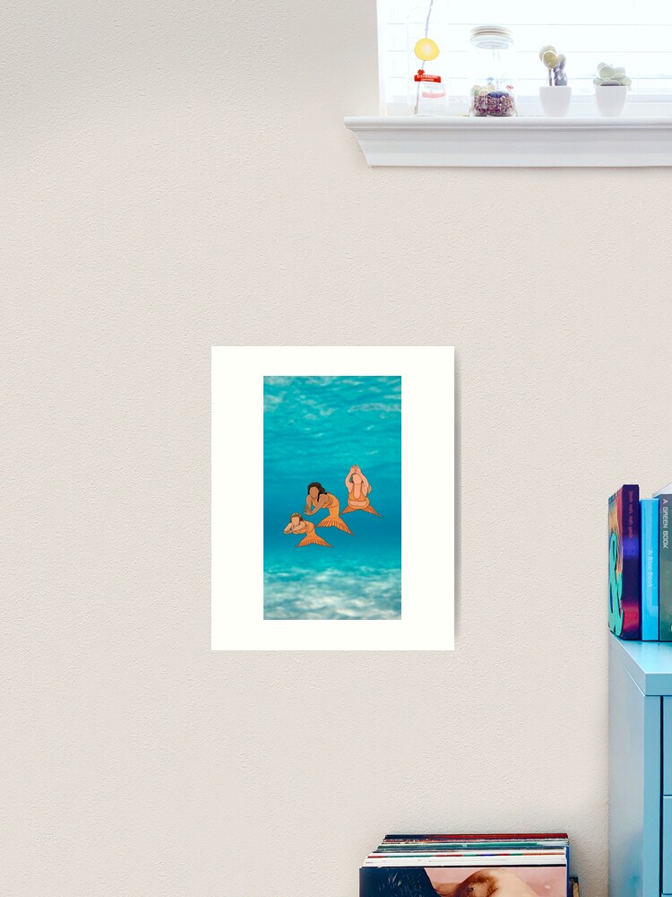 H2o Mermaids Art Board Print for Sale by Bluezorel