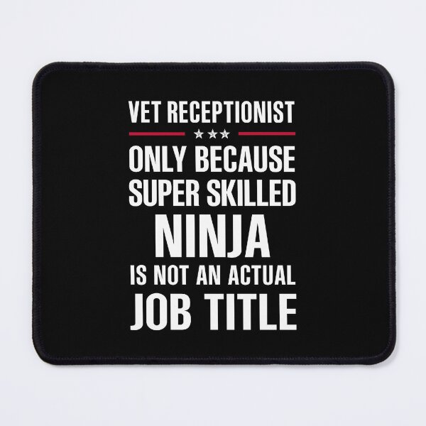 Item preview, Veterinary Receptionist designed and sold by CeciLop.