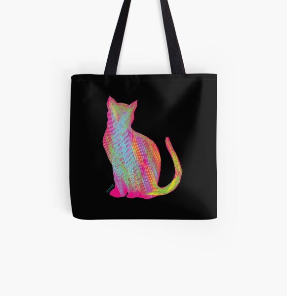 Cat-titude All Over Print Tote Bag