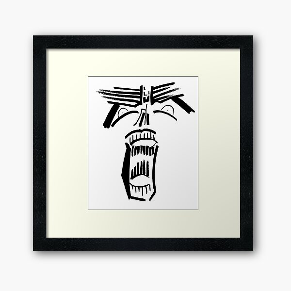 Screamo Framed Art Print
