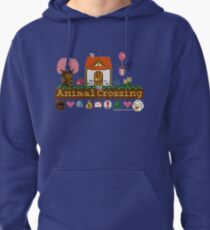 Animal Crossing Pixel house Pullover Hoodie