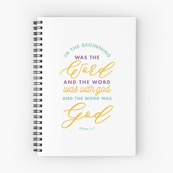 Item preview, John 1:1 Bible Verse designed and sold by garmentoffaith.