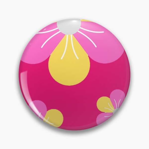 Item preview, Pink ane yellow florals designed and sold by Demask.