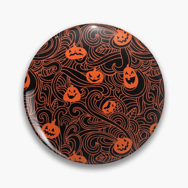 Item preview, halloween seamless pumpkins pattern designed and sold by cutecrazytshirt.