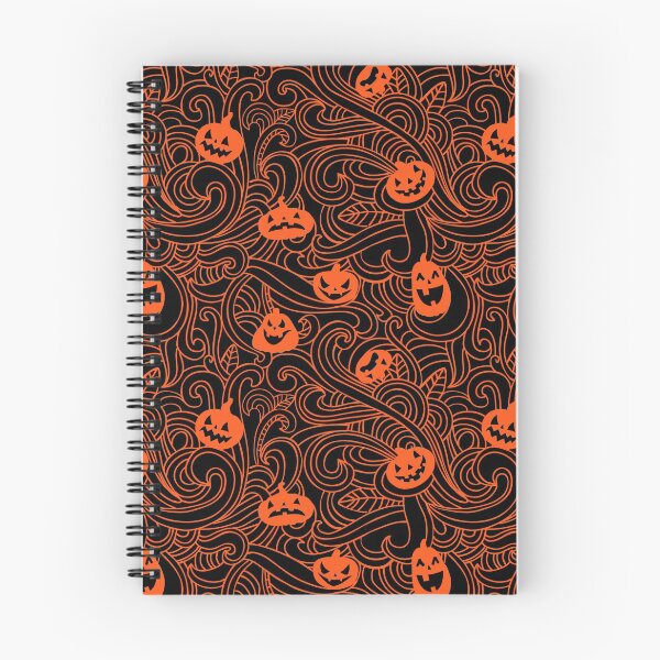 Item preview, halloween seamless pumpkins pattern designed and sold by cutecrazytshirt.