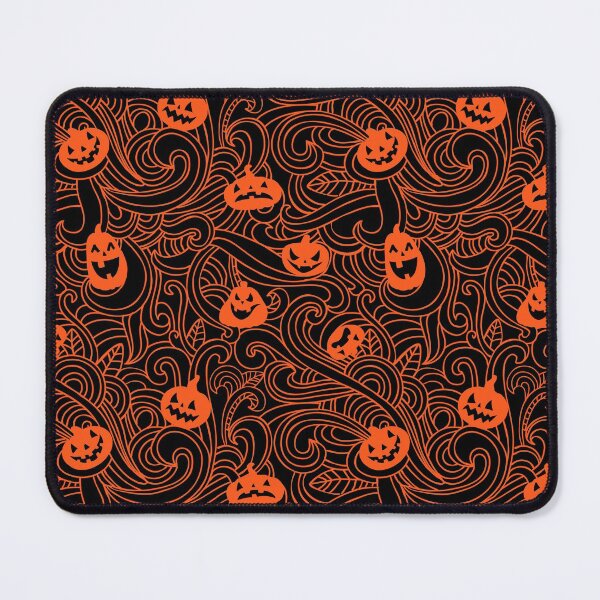 Item preview, halloween seamless pumpkins pattern designed and sold by cutecrazytshirt.