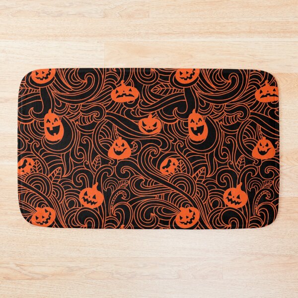 Item preview, halloween seamless pumpkins pattern designed and sold by cutecrazytshirt.