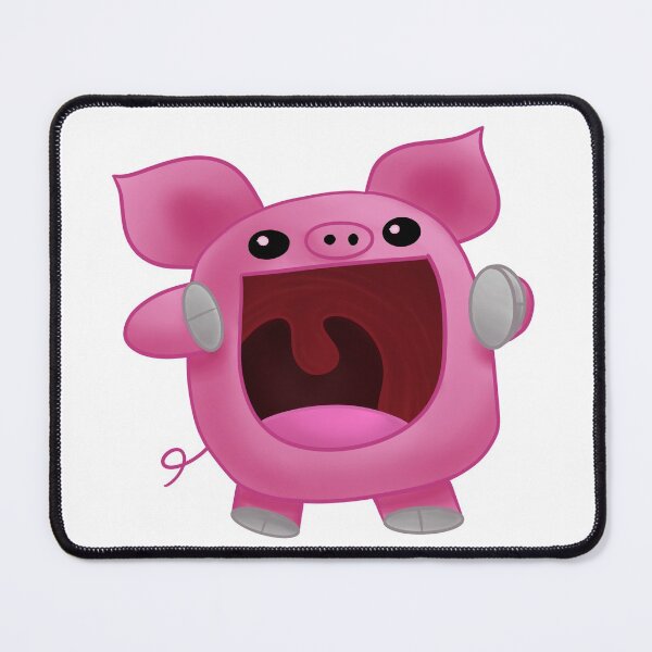 Item preview, screaming pig cartoon designed and sold by sparkytheslug.