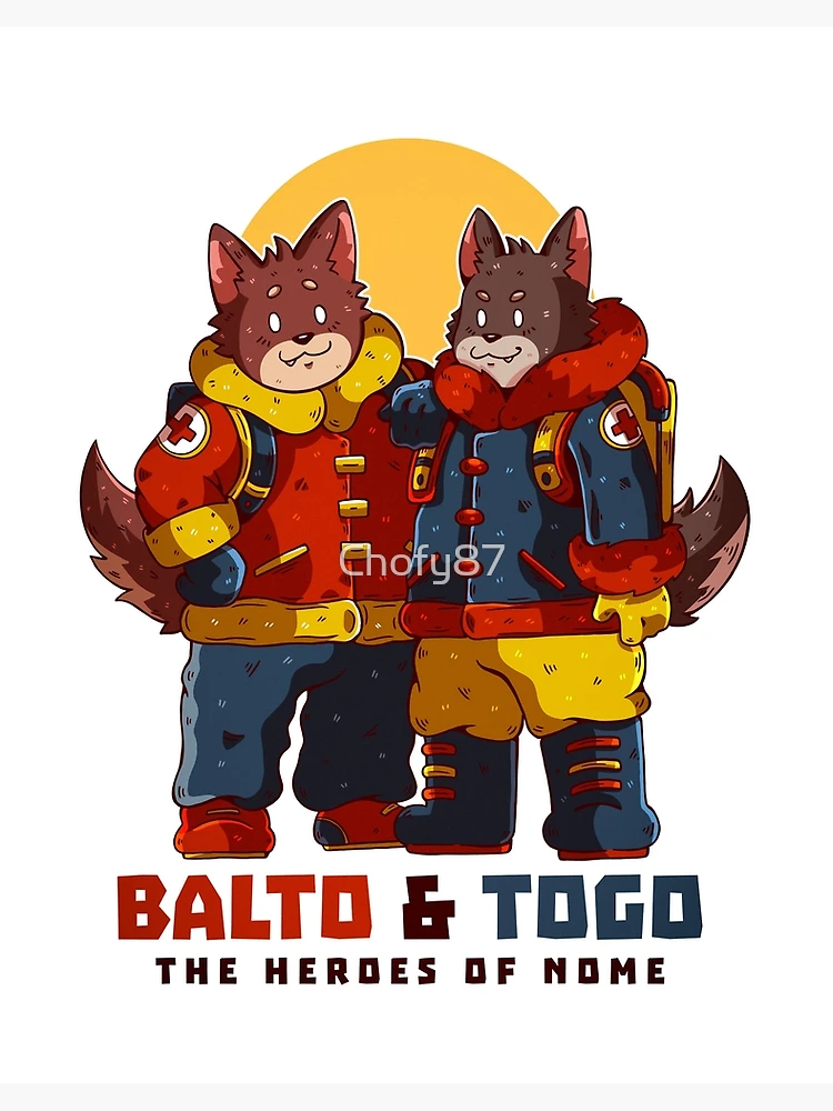 BALTO and TOGO Art Board Print for Sale by Chofy87