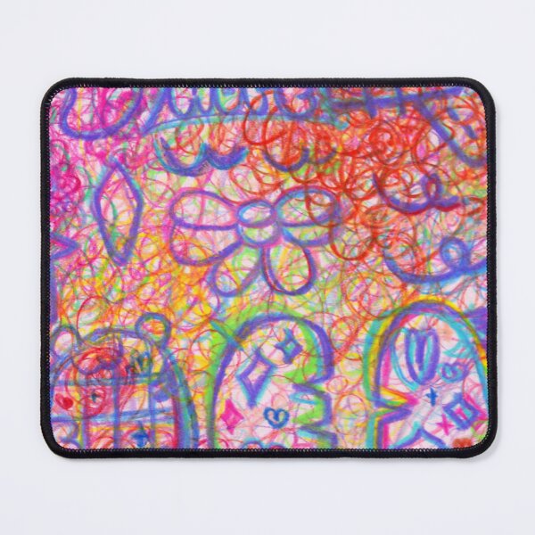 Item preview, curlybeary3,  colorful decora kei kawaii pop art, abstract expressionism  designed and sold by Ben Ryuki Miyagi Architect.