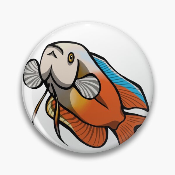 Item preview, Flame Dwarf Gourami designed and sold by PaperBaker.