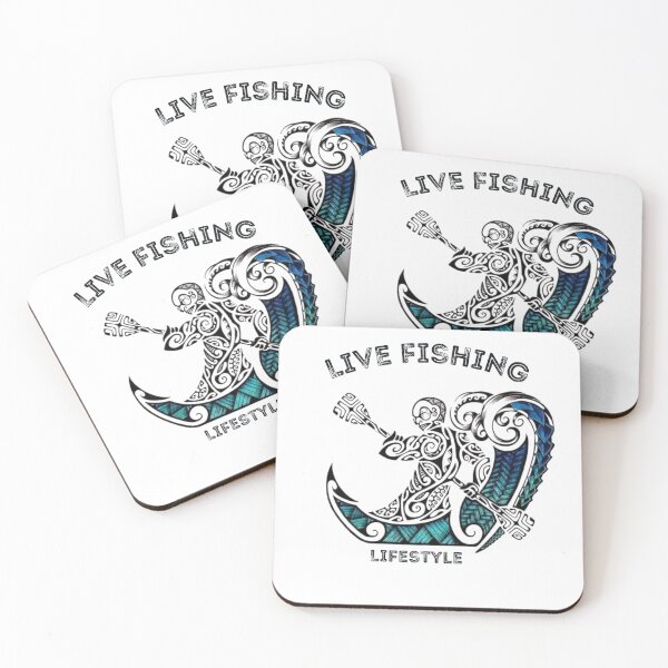 Item preview,  He lives fishing. For fans of fishing. Logo designed and sold by Peycer.