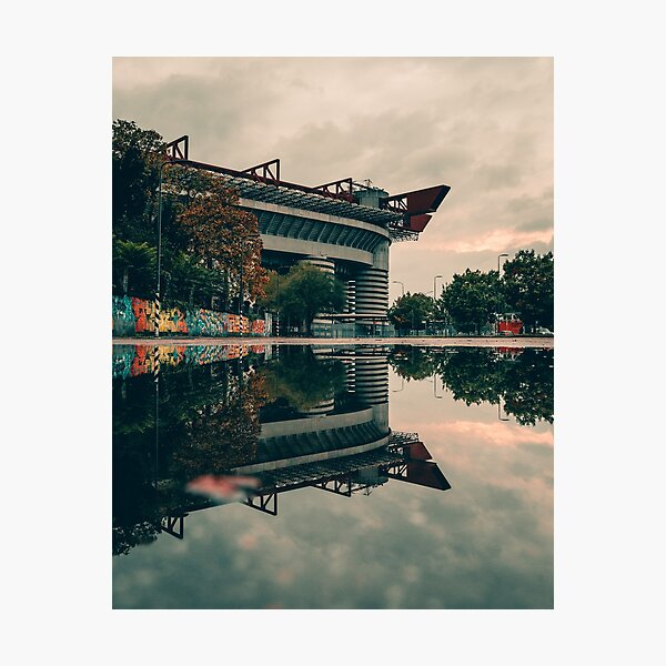 Aperçu de l'œuvre San Siro - Stade de Football AC Milan Italie créée et vendue par ijdesigns.