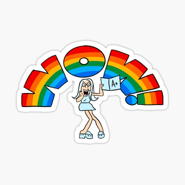 Wow A+ School House Rock Sticker