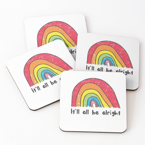 Item preview, It'll all be alright the rainbow is coming-Rise up designed and sold by Red-ElYoubi.