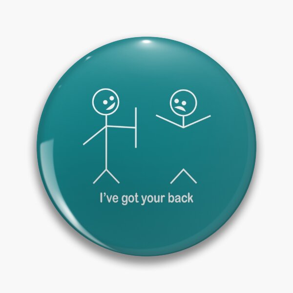 Item preview, Stick Figures I Got Your Back Antiquecherry designed and sold by CiroImmobile.
