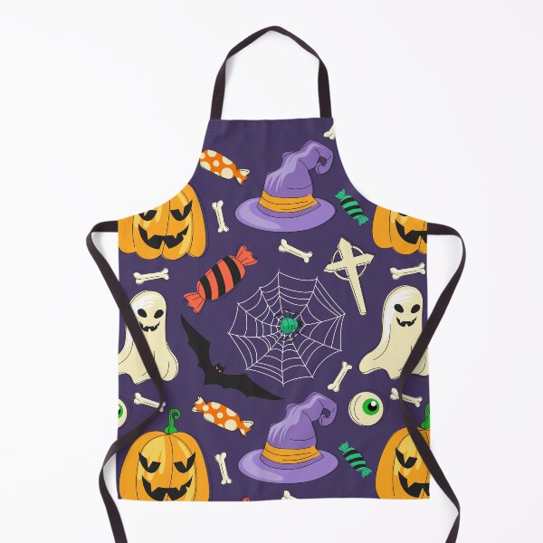 Item preview, Happy Halloween cool pattern with candies, bats, ghosts and pumpkins designed and sold by SOKOLIK-OK.