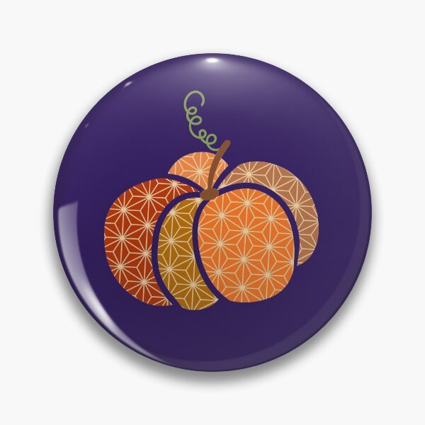 Item preview, Pumpkin Japanese pattern plaid Autumn Halloween Thanksgiving designed and sold by sunnyhou.