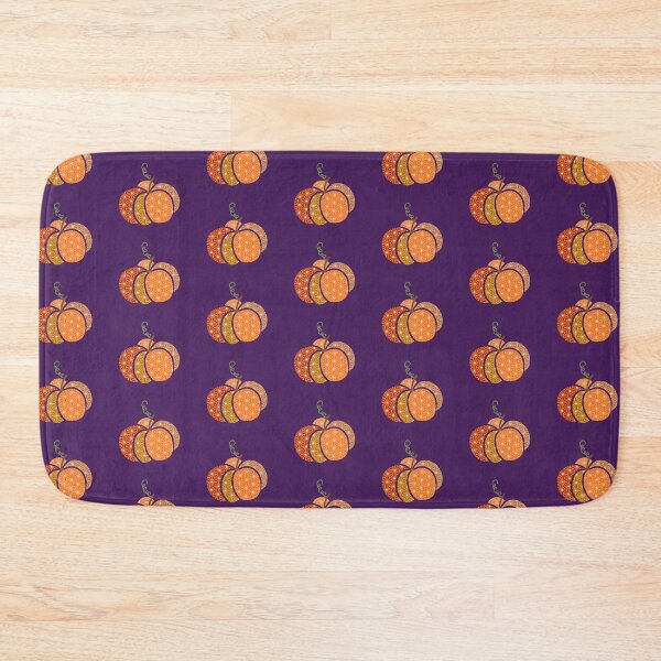 Item preview, Pumpkin Japanese pattern plaid Autumn Halloween Thanksgiving designed and sold by sunnyhou.