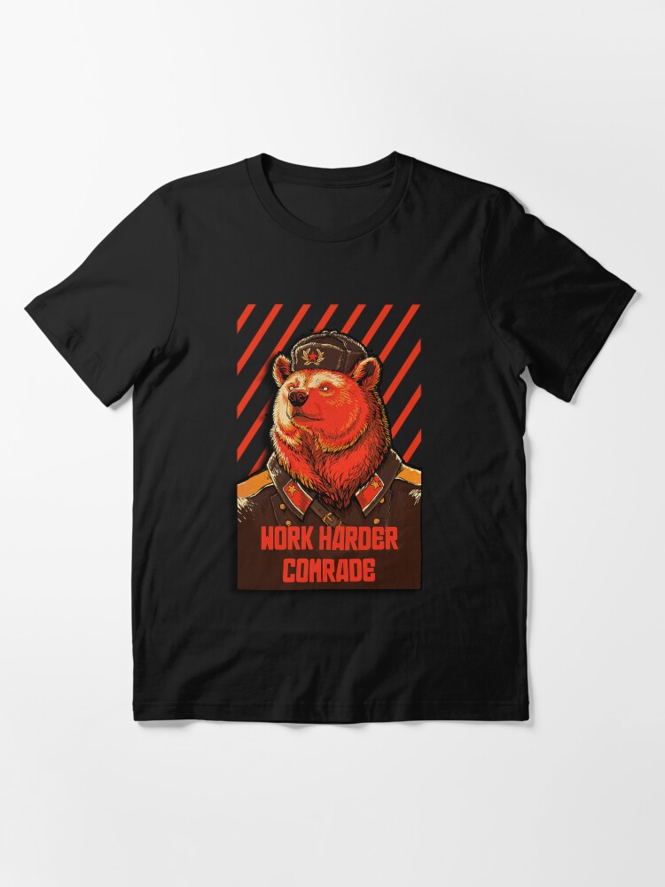 Alternate view of Vote Soviet bear - russian bear meme Essential T-Shirt