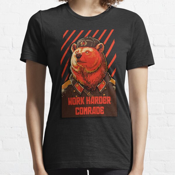 Votez l'ours soviétique - Russian Bear meme T-shirt essentiel