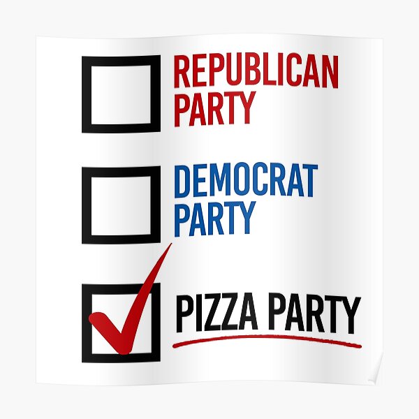 Pizza Party Poster