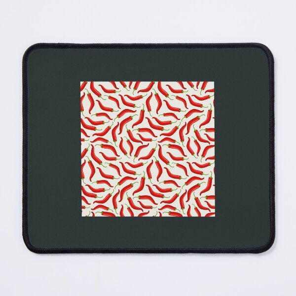 Item preview, Hot red chili pepper pattern with white background designed and sold by CiroImmobile.