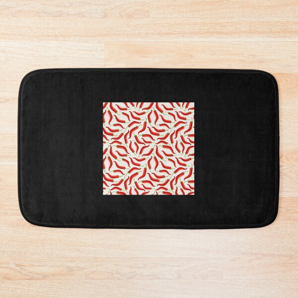 Item preview, Hot red chili pepper pattern with white background designed and sold by CiroImmobile.
