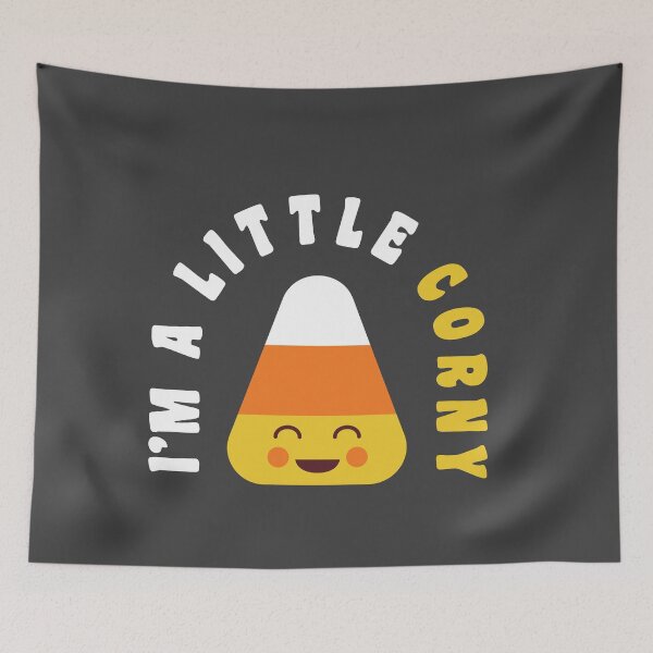 Item preview, Halloween Candy Corn Kawaii I'm A Little Corny designed and sold by yelly123.