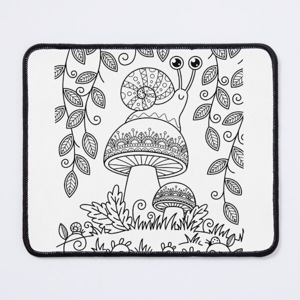 Mushroom seamless pattern Mouse Pad