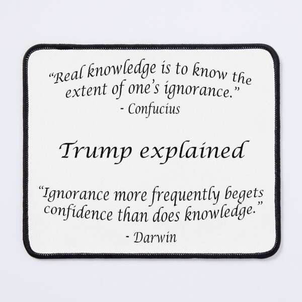 Item preview, Trump explained black text designed and sold by quentinjlang.