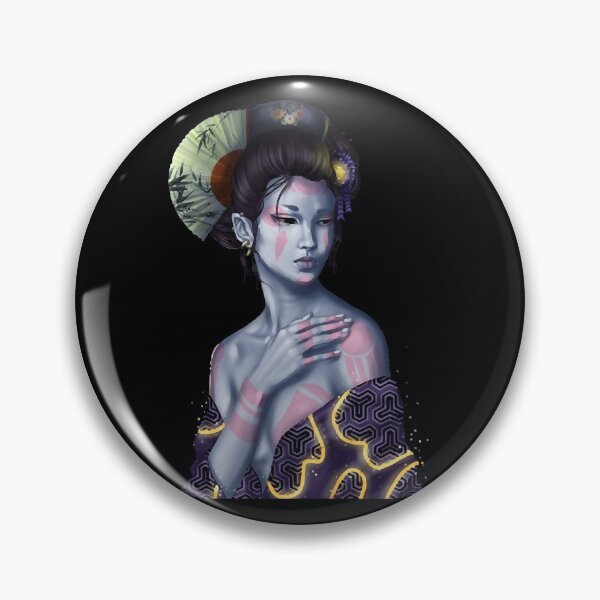 Item preview, blue geisha  designed and sold by SeriRieke.