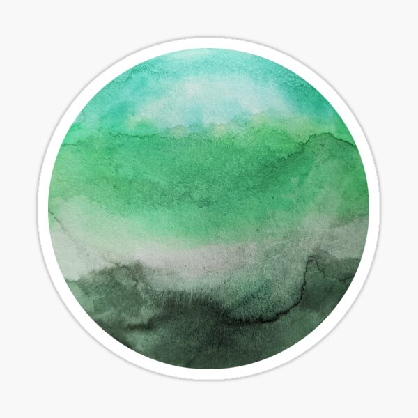 Aro Pride Flag Moon Sticker