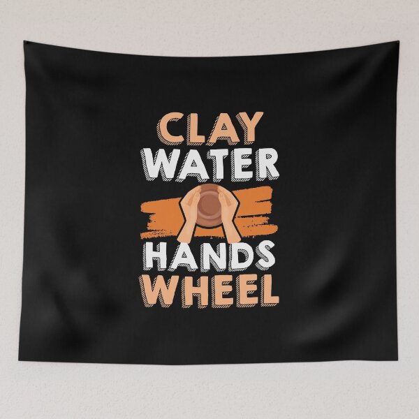 Item preview, Clay Water Hands Wheel | Pottery Maker Potter’s Wheel designed and sold by Dancing Dolphin Crafts.